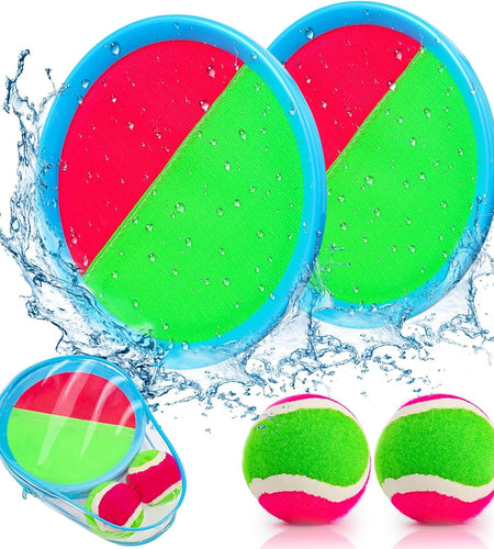 Toddler Toys Toss and Catch Ball Set Valentines Day Gifts for Kids Toddler, Toys for 3 4 5 6 7 8 Year Old Boys Girls Birthday Gift, Yard Outdoor Games for Kid Ages 4-8 8-12 Beach Pool