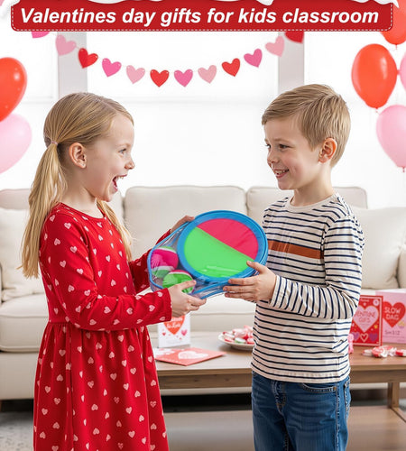 Toddler Toys Toss and Catch Ball Set Valentines Day Gifts for Kids Toddler, Toys for 3 4 5 6 7 8 Year Old Boys Girls Birthday Gift, Yard Outdoor Games for Kid Ages 4-8 8-12 Beach Pool